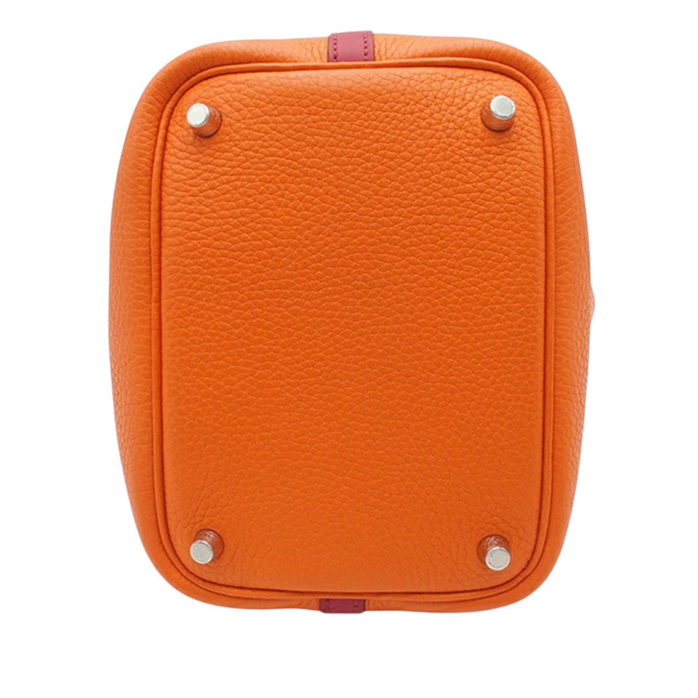 Pre-Loved Hermes Bicolor Clemence and Swift Picotin Lock 18 - Picture 3 of 12